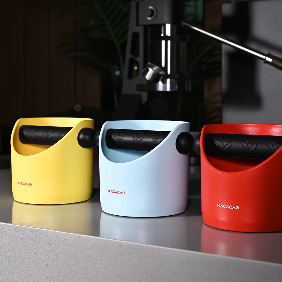 KACACAO Kaffee Knock Box Espresso Container in Blau mit Anti-Slip-Funktion für Barista und Café-Zubehör - Bild 2
