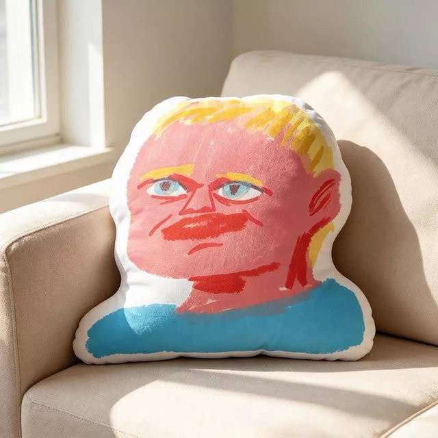 Yiran toy Erling Haaland Fan Plüschkissen, 40cm, ab 14 Jahren - Bild 1