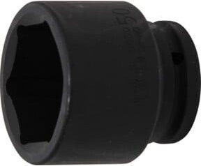 BGS Kraft-Steckschlüssel-Einsatz Sechskant 5650 aus Chrom-Molybdän-Stahl mit 20 mm (3/4 Zoll) Antrieb und 50 mm Schlüsselweite - Bild 1