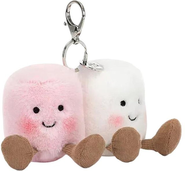 Plüsch-Gelee-Accessoires Zuckerwatte, Zweifarbig, Schlüsselanhänger, ab 14 Jahren - Bild 1