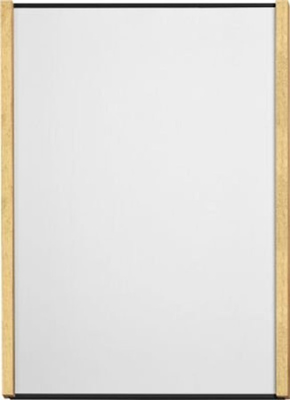 moedel Wandschild LMH DIN A4 mit wechselbaren Einlagen für Klebemontage, Ahorn/schwarz, B: 22,15 cm, H: 29,95 cm
