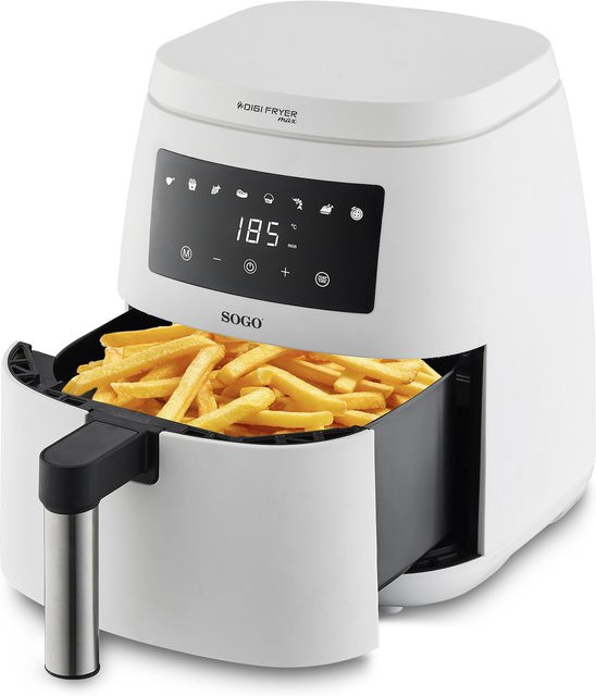 SOGO Heißluftfritteuse Weiß FRE-SS-10810 mit 4,5 l Fassungsvermögen - Bild 1