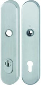 HOPPE Schutz-Langschild Paar E3332ZA/3310 ES1 in Edelstahl Silber - Bild 1