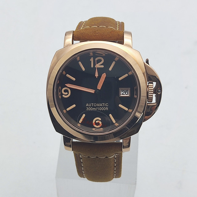 PARNSRPE Armbanduhr Automatik, Edelstahl, Roségold, 40 mm, Herren - Bild 1