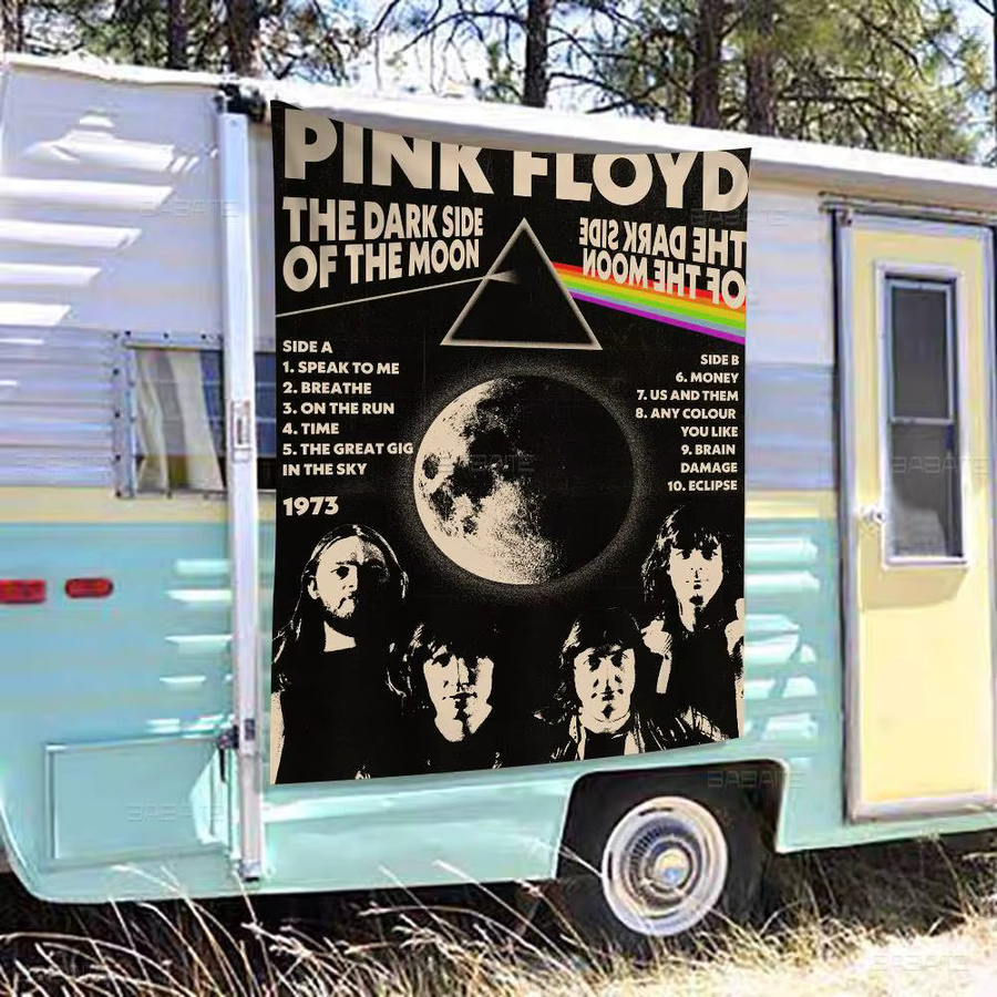 Potdemiel Pink Floyd Rockband Flagge mit Retro-Muster als Partydekoration - Bild 4