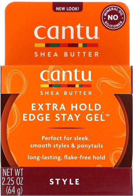 Cantu Extra Edge Stay Gel, 64 g, für lockiges Haar - Bild 1