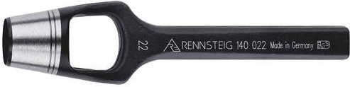 Rennsteig Henkellocheisen 24mm in Schwarz aus Stahl - Bild 1