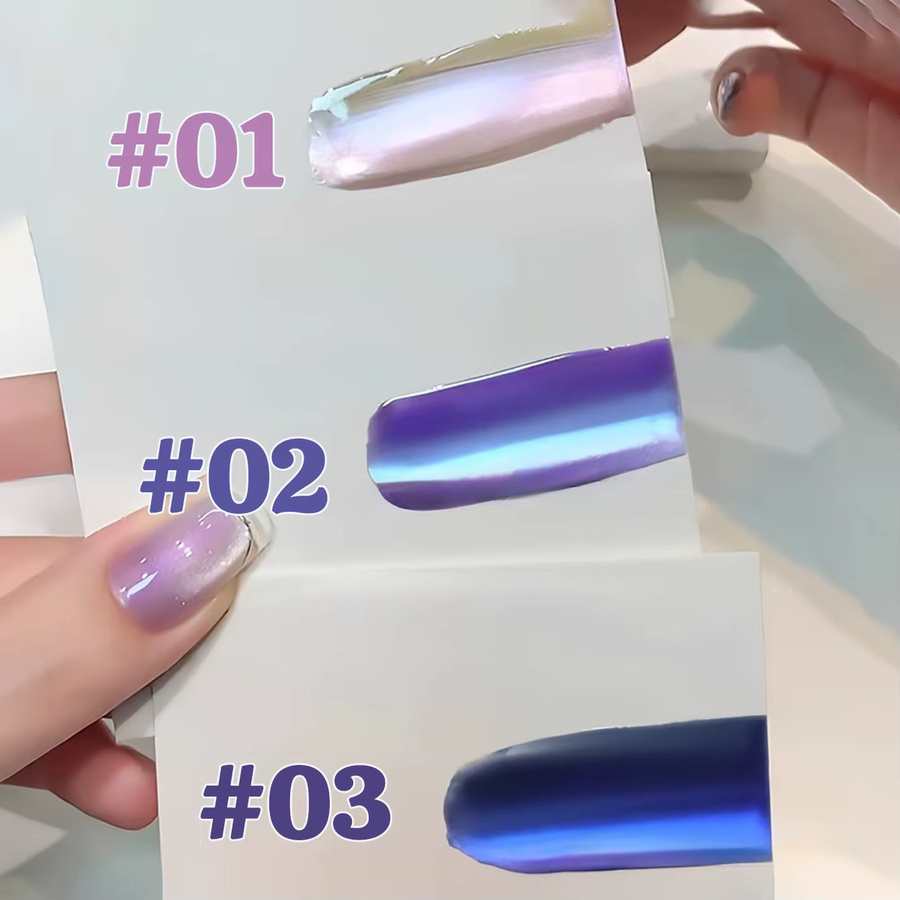 MISS SHAKA Gel-Nagellack Blitzweiß, 12 ml, Glänzend - Bild 3