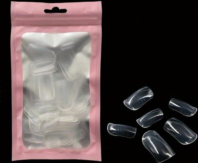XYEE Polygel Zehennagelverlängerungsformen, 60 Stück, grau - Bild 1