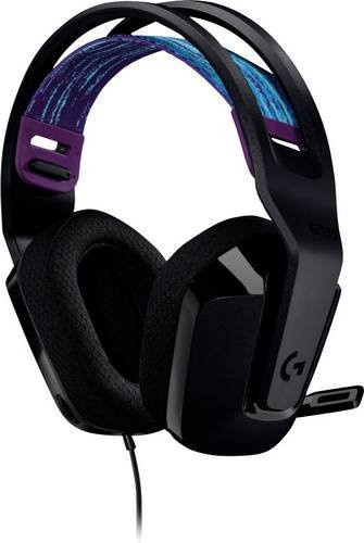 Logitech G335 Over Ear Gaming Headset kabelgebunden Stereo Schwarz mit 3,5 mm Klinke für PC, Xbox, PlayStation, Nintendo Switch und Mobile - Bild 1