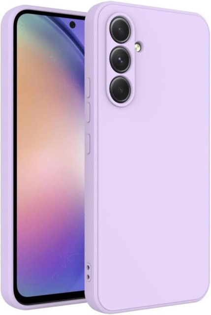 Stoßfeste Silikonhülle für Samsung Galaxy A57 A37 A27 A17 A07 A56 A36 A26 A16 A06 A55 A35 A25 A15 A05 A05S in Sand und Purple - Bild 1