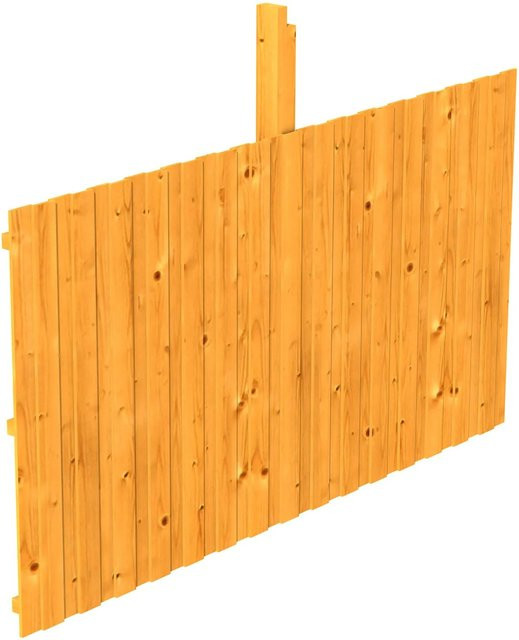 Skan Holz Rückwand Deckelschalung aus Fichte in Eiche hell, B/H: 341 x 180 cm - Bild 1