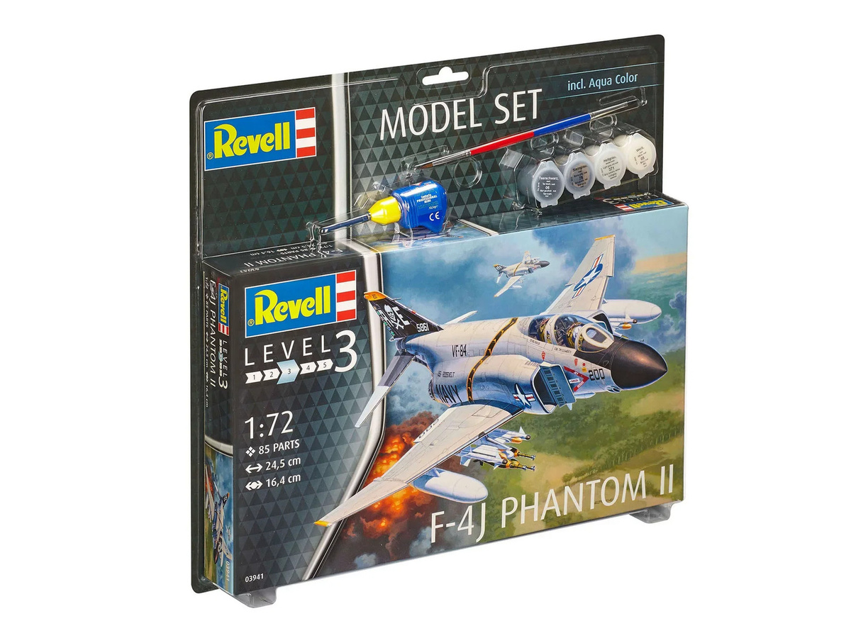 Revell Model Set F-4J Phantom II, Modellbau, 1:72, ab 8 Jahren - Bild 2