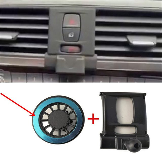 Magnetische Smartphone-Halterung aus ABS-Material für BMW 3er F30 F31 (2013-2019) in Schwarz - Bild 1