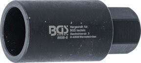 BGS Felgenschloss-Demontageeinsatz 8656-6 in Schwarz, Durchmesser: 21,6 mm, Innendurchmesser: 19,7 mm - Bild 1