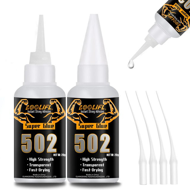 LOOLIFL 502 Superkleber Cyanacrylat, transparent, 20g - Bild 1