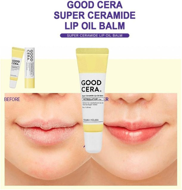 Holika Holika Good Cera Super Ceramide Lippenölbalsam, 10g, beige - Bild 1