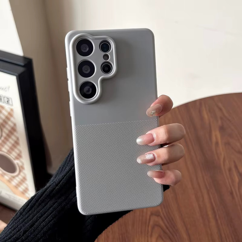 Silikon-Handyhülle mit Business-Textur und Polka Dot Muster für Samsung Galaxy A14 A54 A03 Core A03S A02S A13 A23 A12 A32 A22 4G in Blau - Bild 2