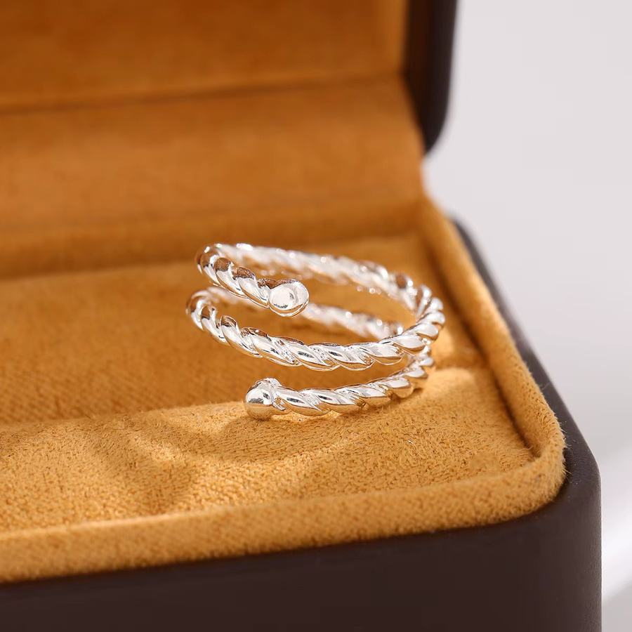 GaGa-Duck Ring, 925 Silber, Twisted, Silber - Bild 3