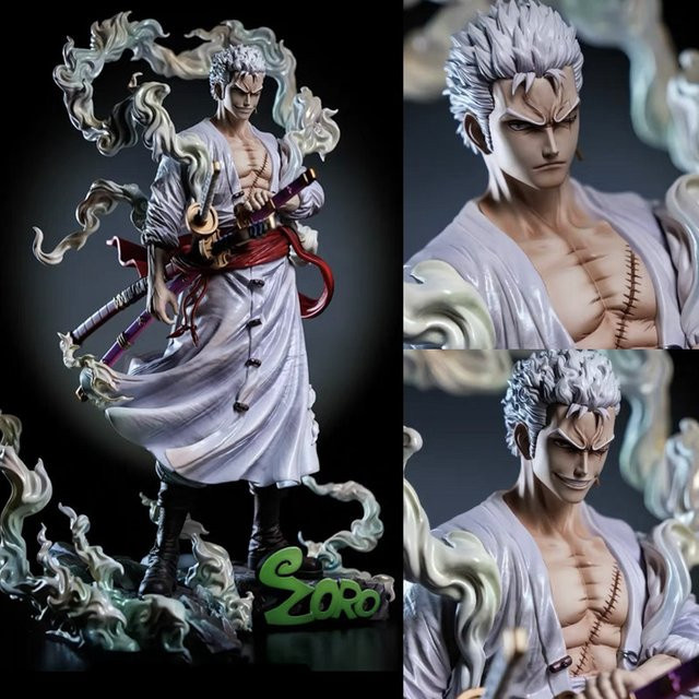 Bandai One Piece Zoro Nika Roronoa Figur, Anime Figur, 28 cm - Bild 1