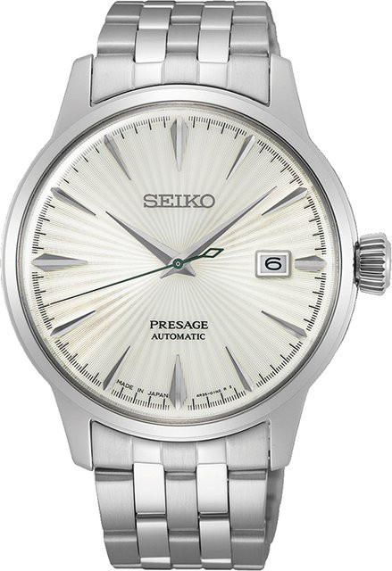 Seiko Armbanduhr Presage, Automatik, Edelstahl, Silber, 41 mm, Herren - Bild 1