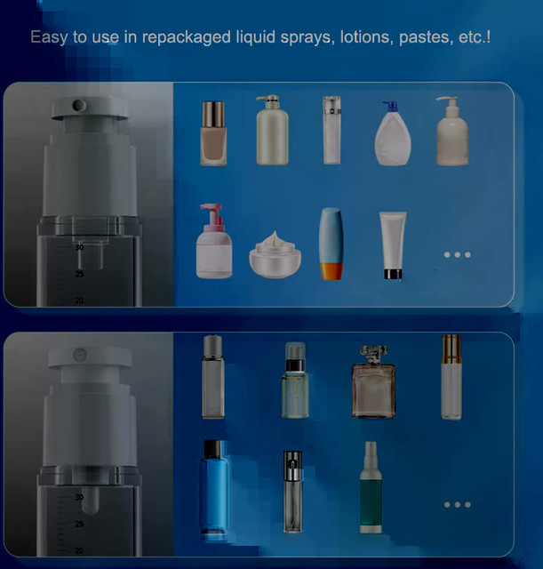 JCSYFAC Vakuum Lotion Sprühflasche mit Skala, Reise nachfüllbare Flaschen - Bild 1
