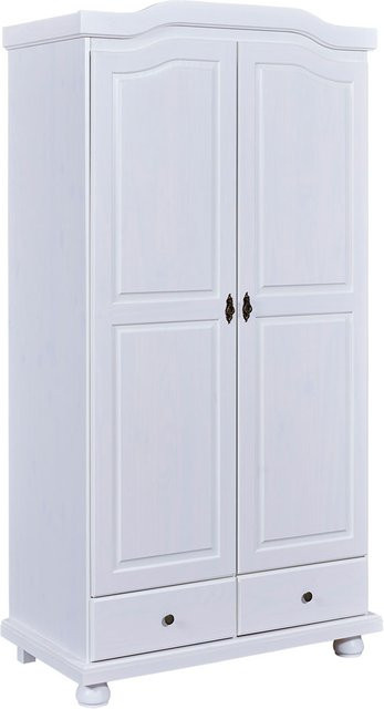INTER LINK Bauernschrank Kappl / Reutte aus Massivholz mit 2 Türen und Soft-Close-Funktion, B/T/H: 56 x 56 x 198 cm - Bild 1