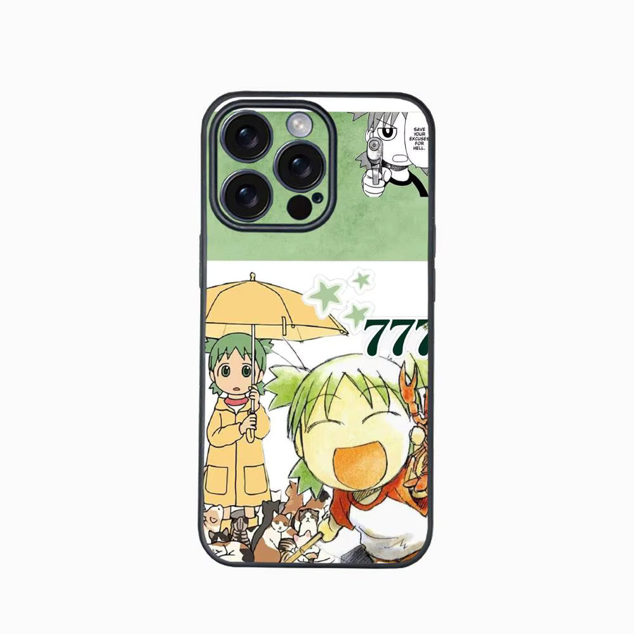 Anime Yotsuba Koiwai Handyhülle für Apple iPhone 11 12 13 14 15 16 Pro Max Plus in Multicolour mit Protect Plating Schutz - Bild 4