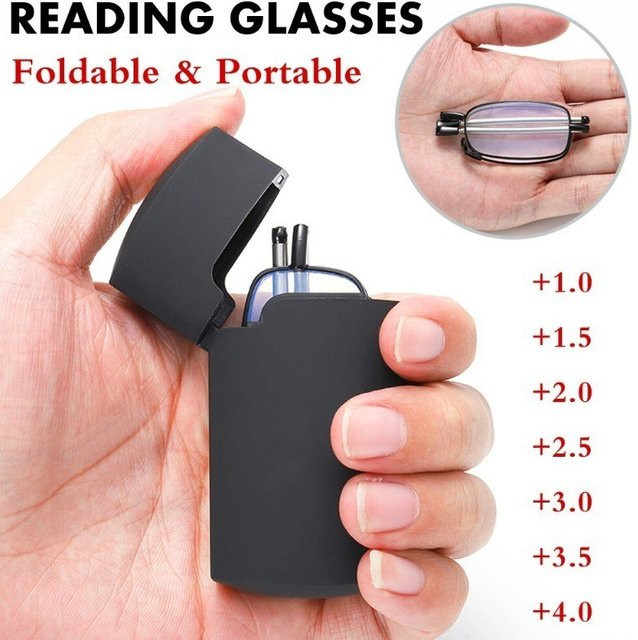 Geschenketui Lesebrille, Schwarz, Metal - Bild 1