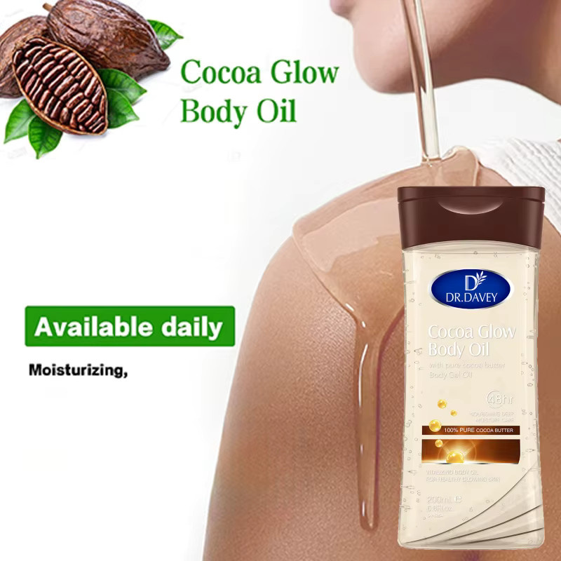 DR.DAVEY Kakao-Glow Körperöl, 200 ml, Unisex - Bild 3