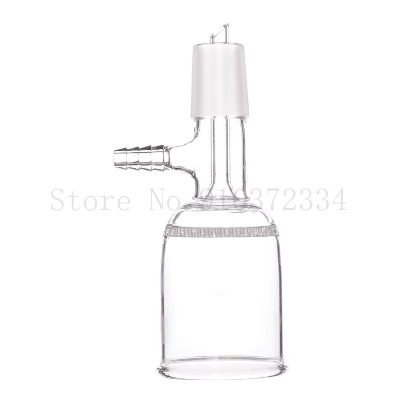 Buchner Glas-Filtrationsfilter mit Zweigrohr, poröser Glas-Filtrations-Trichter, transparent - Bild 2