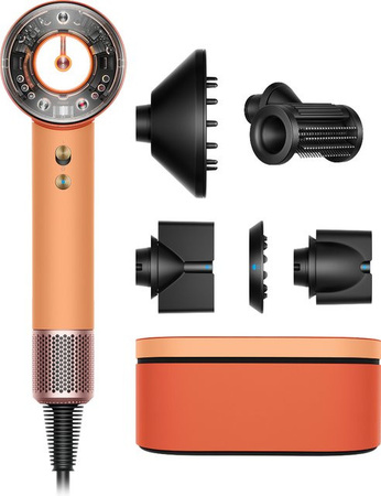 Dyson Supersonic Nural Haartrockner, Ceramic Apricot/Topaz, glattes bis welliges Haar