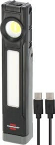 Brennenstuhl Akku LED Handlampe HL 900 in Schwarz mit 900lm, IP54, magnetisch und dimmbar - Bild 1