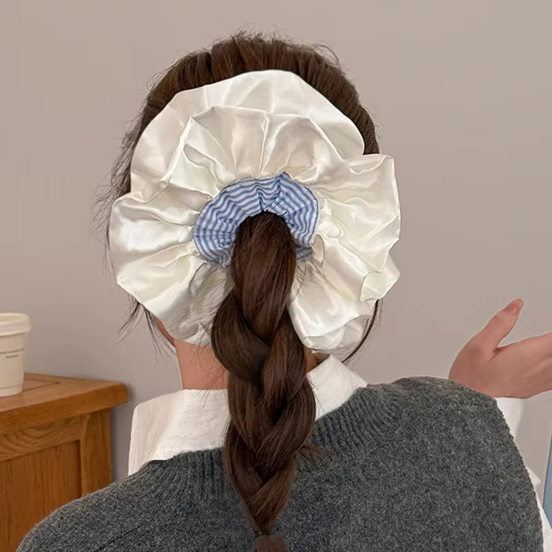 HIYAYZ Haargummi, blau gestreift, Damen - Bild 2