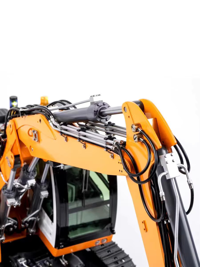 LESU Ketten- und Radbagger LR914, Fahrzeuge, Metall, Gelb - Bild 4