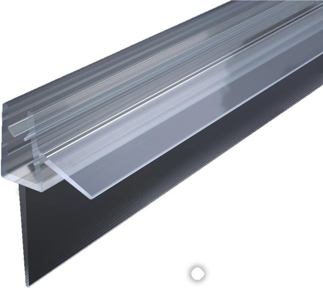 Aurlane Wasserabweisprofil U-Form in Transparent für Badewannenfaltwand, Länge: 1,5 m - Bild 1