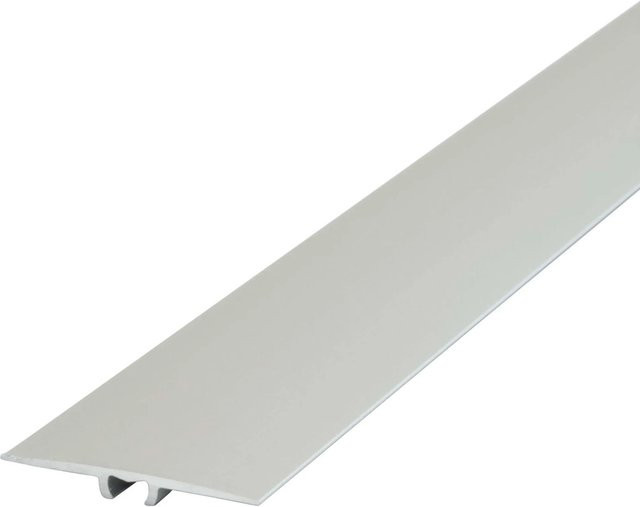 Dalsys Übergangsprofil Flach in Silber aus Aluminium inklusive Befestigung, Breite: 35 mm, Länge: 180 cm - Bild 1
