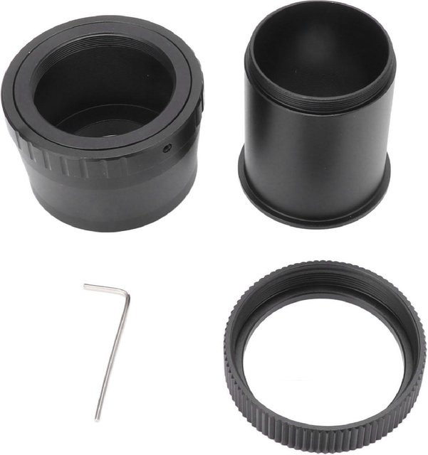 SCT T2 T-Ring Adapter aus Aluminiumlegierung für Nikon F Bajonett in Schwarz - Bild 1