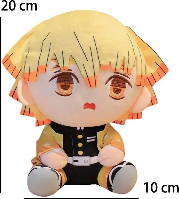 Kimetsu No Yaiba Kamado Tanjirou Nezuko Zenitsu Kyoujurou Plüschpuppen, 20cm, ab 14 Jahren - Bild 1