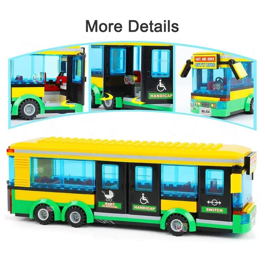 Linyi toy Stadt Bus Doppelraum Einrichtung ab 14 Jahren - Bild 4