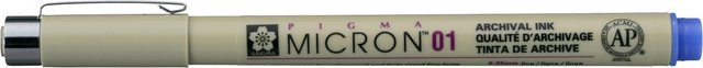 Sakura Pigma Micron Fineliner mit Pigmenten in Blau - Bild 1