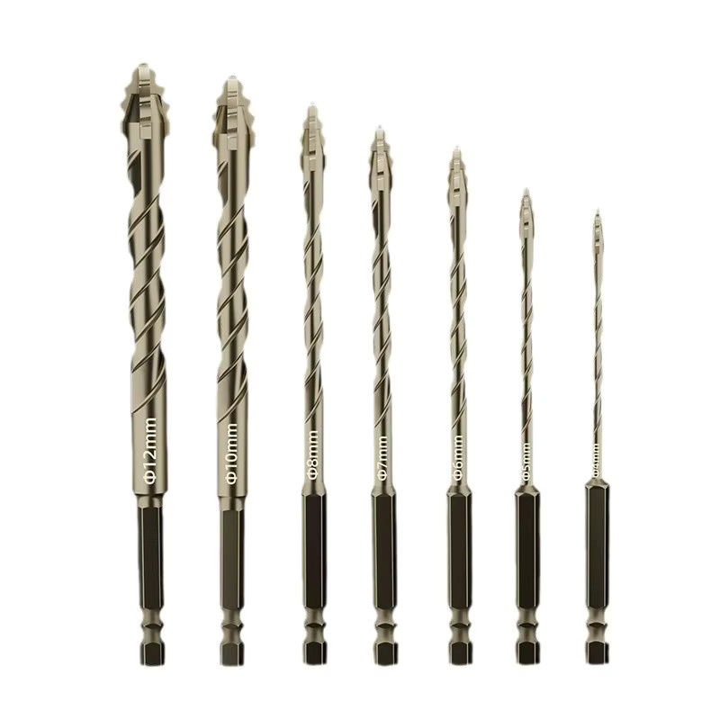 XMSJ Sägezahnbohrer in Gold für Fliesen und Beton mit 6,0 mm Durchmesser und 3,0 mm Breite - Bild 4
