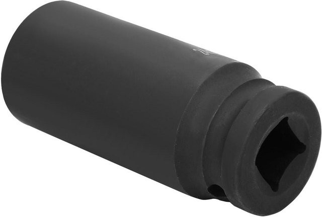 TOMTOP JMS Pneumatische Schlagnuss 24 mm, 6-Punkt Metrische Luftnuss aus Edelstahl, Grau/Schwarz - Bild 1