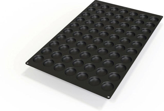 Schneider Silikonbackform Florentiner Mini, Schwarz, B/T/H: 60 x 40 x 4,5 cm, 15 ml - Bild 1