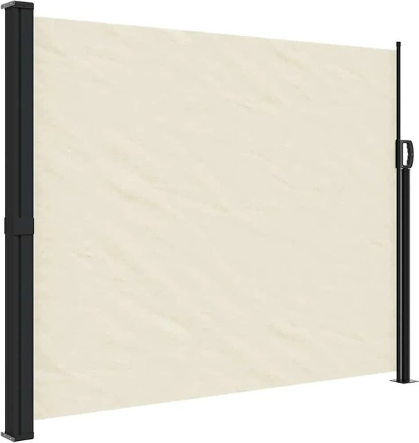 Furnicato Seitenmarkise ausziehbar in Creme, B/H: 500 x 160 cm - Bild 1