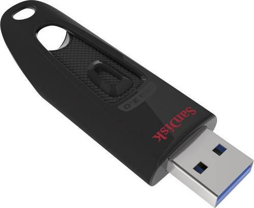 SanDisk Ultra USB 3.0 USB-Stick 128 GB Schwarz - Bild 1