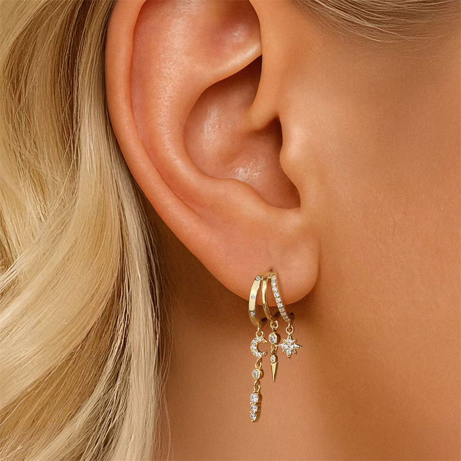 ROXI Ohrringe 925 Silber, Gold, Perle, Damen - Bild 3