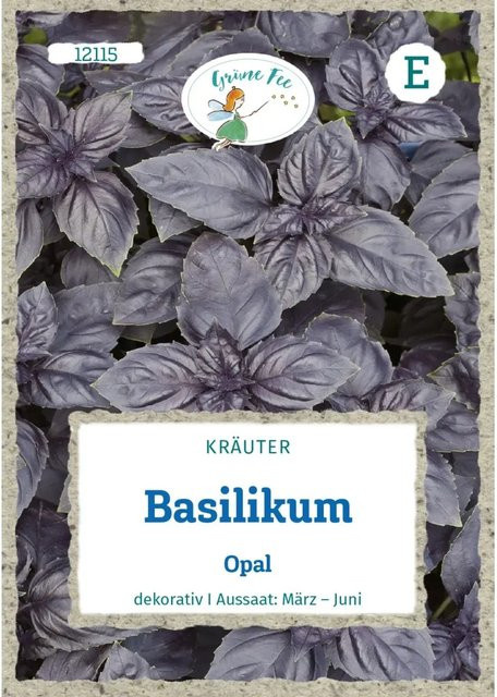 Grüne Fee Basilikum Opal Saatgut - Bild 1