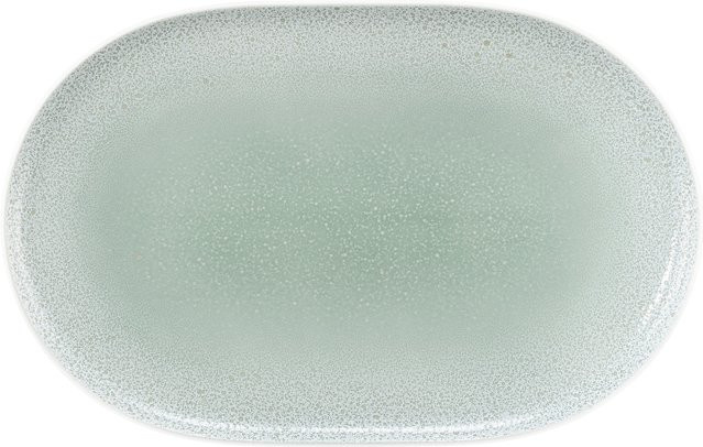 Seltmann Weiden Servierplatte Sento Home in Grün und Weiß, B/T: 38 x 24 cm - Bild 1