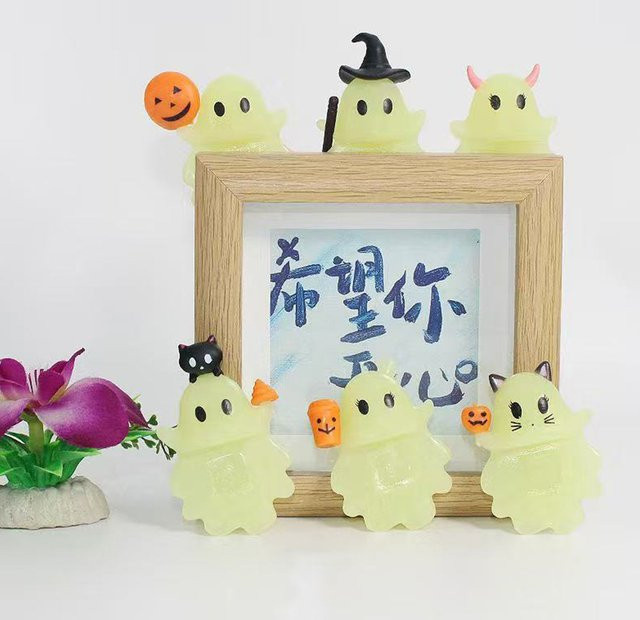 Ghostees Mystery Phone Buddy Halloween Ghost, Handy-Zubehör, Weiß - Bild 1